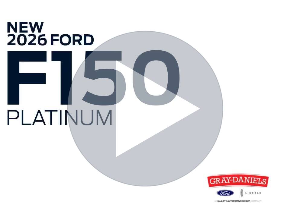 2026 Ford F-150 Platinum — front three-quarter view